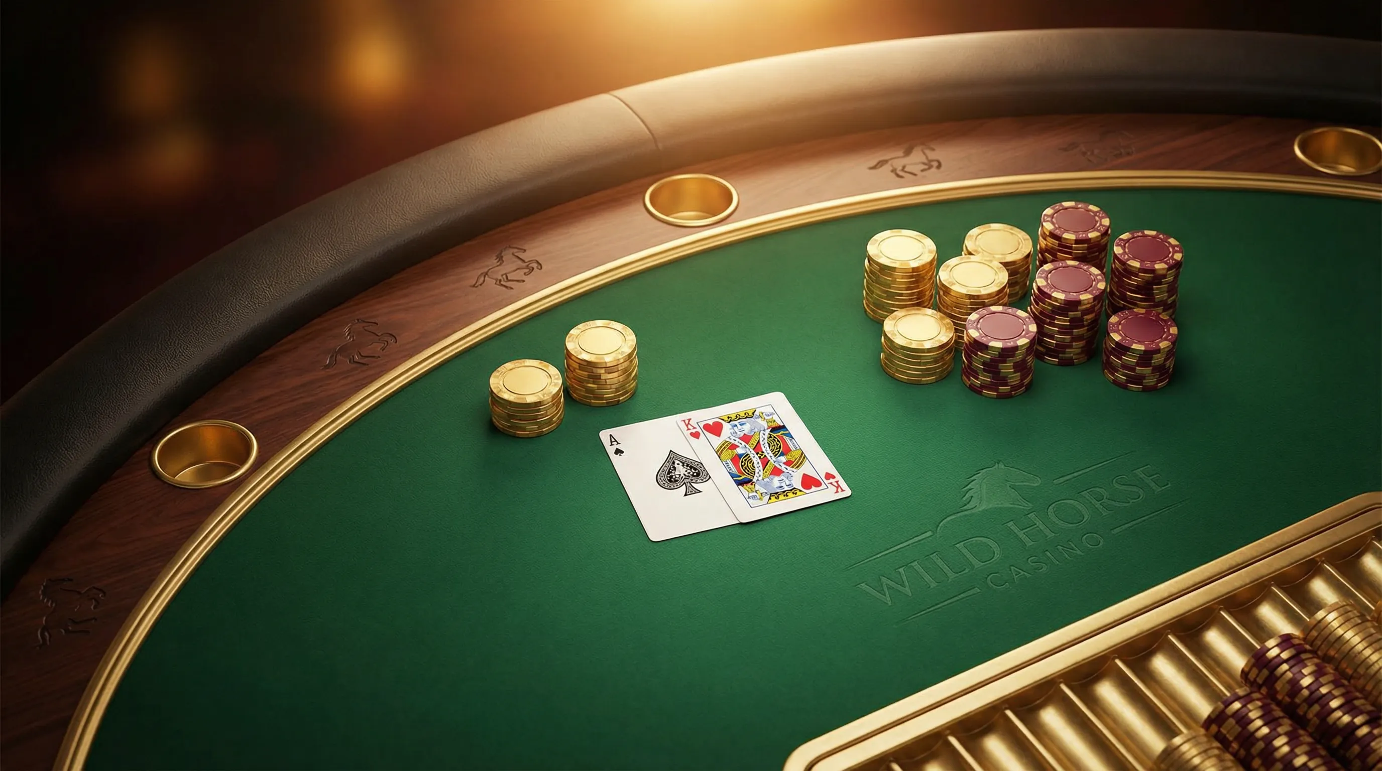 Mesa de blackjack premium no betnacional